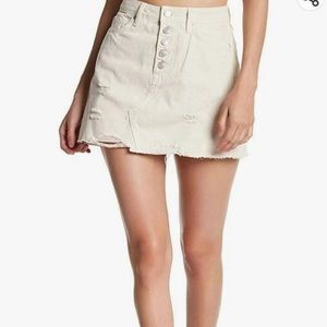 FREE PEOPLE! Denim Skirt.